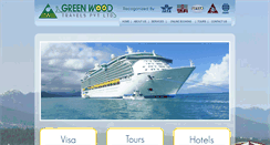 Desktop Screenshot of greenwoodtravels.org